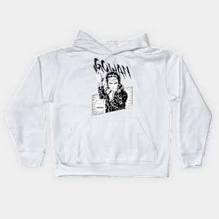 (You're A) Strange Samurai - B&W variant Kids Hoodie